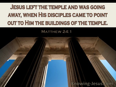 Matthew 24:1 Jesus Left The Temple And Was Going Away (windows)08:10
